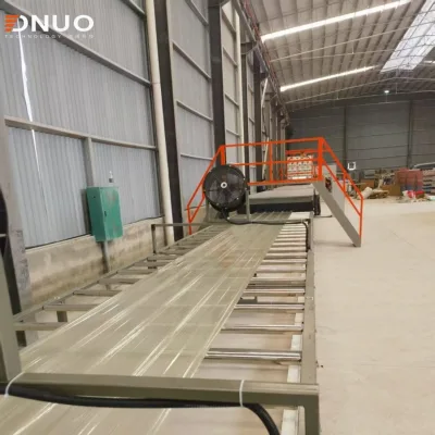 Intelligent Automatic 0.4-4mm No Texture Fiber Tile Making Machinery Fiberglass Reinforced Plastics Machine