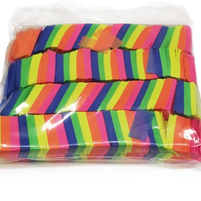New Design UV Fluorescent Paper Confetti Gun for Party Decorations for Christmas Birthday Easter New Year