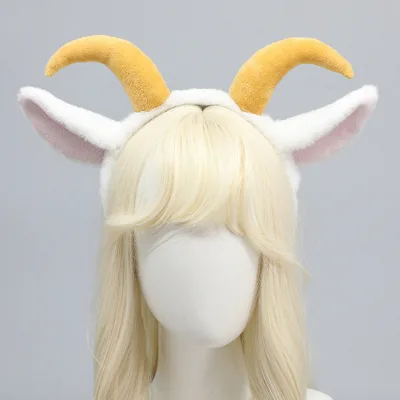 High Quality Lamb Hairbands Festive Photo Props Sheep Horn Headbands Party Headpiece Fun Headbands