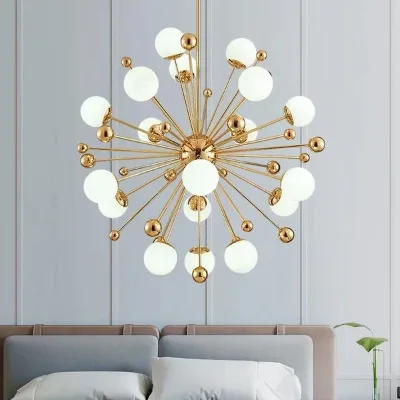 Modern Nordic Art Deco Chandelier Multi Head LED Pendant Light CE