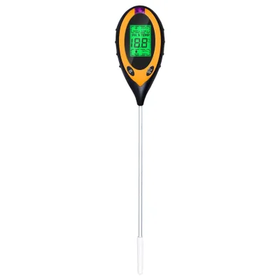 Garden Soil Tester Equipment Nutrient Moisture Tester Soil PH Meter Light Intensity Tester Soil Quality Fertility Meter Kit