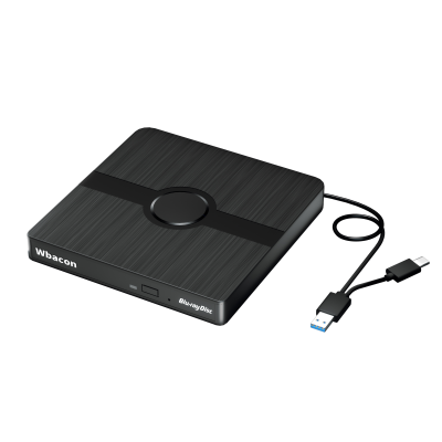 New Design Blue-ray Usb Recorder cd Dvd Dvd Bd Storage Portable Slim Dvd-rw Drive Plug and Play External Portable