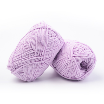 Various color milk cotton yarn eco-friendly acrylic blended yarn for hand knitting cute yarns kit