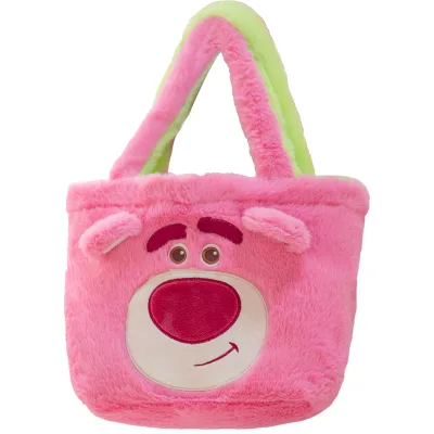 Custom Two Sides Cute Reversible Bag Women Plush Handbag Stuffed Animal Toys Purses and Handbags Plush Toys Birthday Gifts