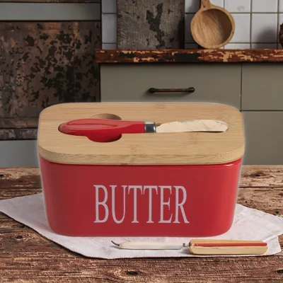 Ceramic Butter Box Handcrafted Dishes & Plates for Fresh and Ready Butter