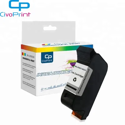 Civoprint Water Based Wolke WLK667482A WLK667482 Universal Black Ink 42ml Thermal Inkjet (TIJ) Ink Cartridge for VedioJET Series