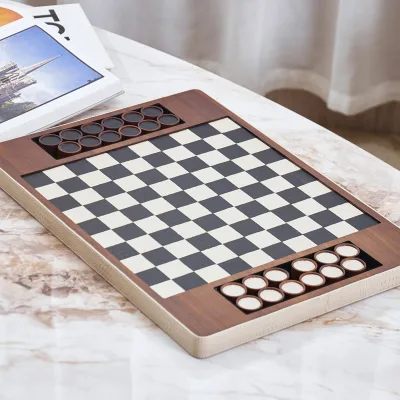 Luxury Custom Modern Wooden Chess Board Game Sets Home Decoration for Interior Design