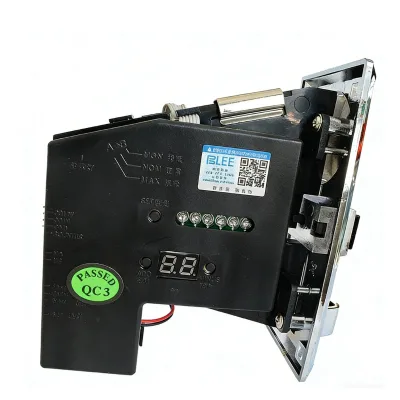 Factory Wholesale Kuermai Arcade Game Coin Acceptor PVC Metal Electronic Multi Claw Machine Coin Operated Accessories Amusement