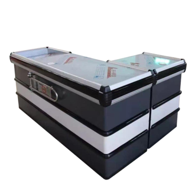 Supermarket Cashier Cash Register All Steel Structure, Longer Service Life, Practical Cash Register
