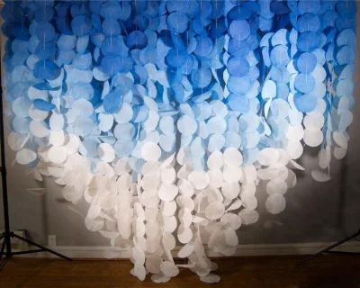 Baby Shower Paper Circle Garland
