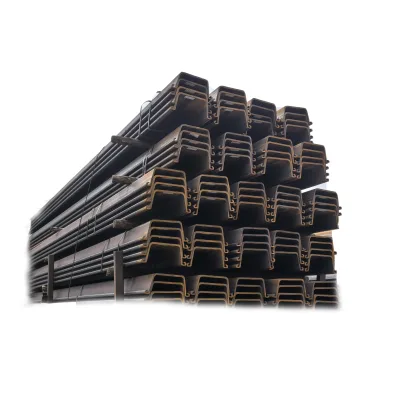 Customizable 600x70x8 5mm U Z Shaped Hot Roll Steel Sheet Pile Type 2 Type 4 SY390 Larsen Sheet Piling Steel