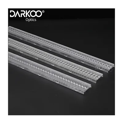 Grille Track Light Linear Lens Reflector Linear Led Spotlights Lighting Mold 60Degrees Line Customize Optics Lenz Focusing Len