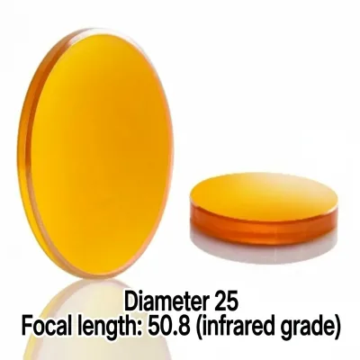 CVD ZnSe Focus Lens D25 Focal Length: 50.8 (infrared Grade)