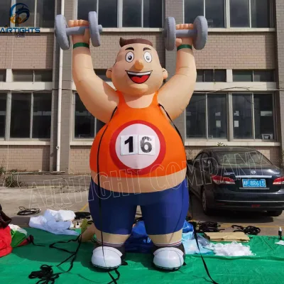3.5m High Sportende Dick High Quality Inflatable Bolle Fitnesser Balloon to Holland