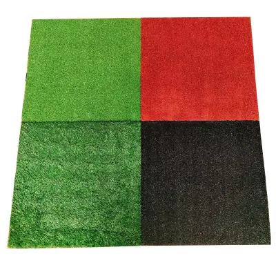Wholesale Heavy Duty Anti-slip Impact Practice Golf Hitting Mat Replaceable Outdoor Driving Range Mats Cages & Mats 5 Pcs CN;GUA