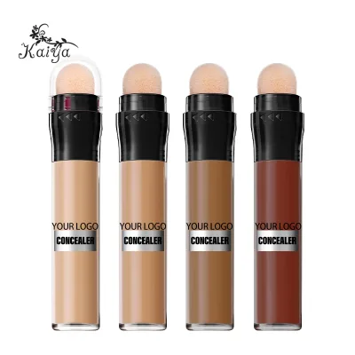 Custom Logo Wide Range Color Lightweight Face Liquid Contour Cushion Head Seamless Foundation Blendable Full Coverage Concealer