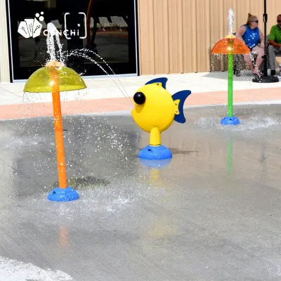 Splash Pad Equipment Custom Combination Kids Interactive Water Play Outdoor Commercial Water Park Spray Equipment for Resort