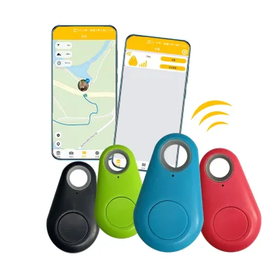 Pet Alarm Tag Finder Locator Works with Any Collar Anti-lost Pet Mini Gps Tracker Wireless for Dog Cat and Key