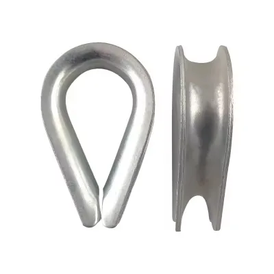 Din 6899b 2mm - 20mm Thimbles for Wire Cable Rope Galvanised Cable Clips Clamps