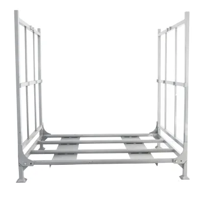 Security Cost-Effective Foldable Steel Firewood Stacking Racks Efficient 5-Layer Storage in Warehouses
