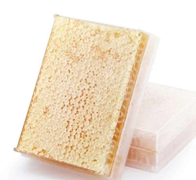 Full of Honey Raw Honeycomb 100% Pure Natural Honey in Bottle by Deli