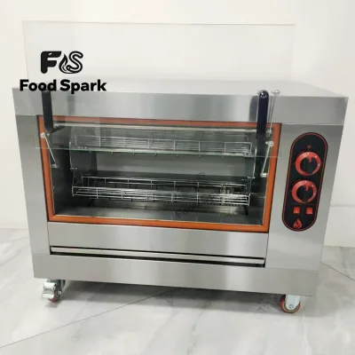 High Quality Rottiserie Chicken Rotisserie Machine Electricity Gas Stainless Steel Chicken Rotisseries