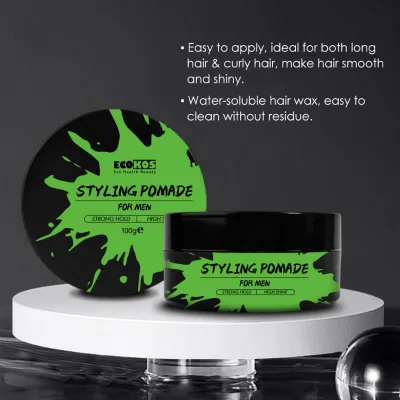 Custom 2025 New Styling Pomade Private Label 3 Strong Maintenance Hair Styling Wax 100G