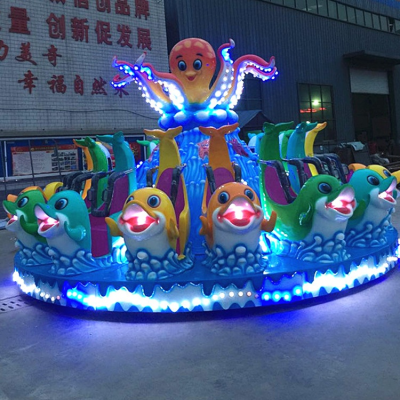 Outdoor Amusement Park Kids Play Theme Park Undersea World for Sale
