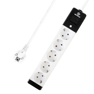 Power Strips 5 Outlet with Switch Extension Electric Power Socket EU Standard