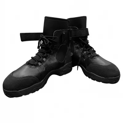 Water Rescue Boots Swiftwater Neoprene Synthetic Leather Waterproof Anti Slip High Top Ankle Support Quick Dry