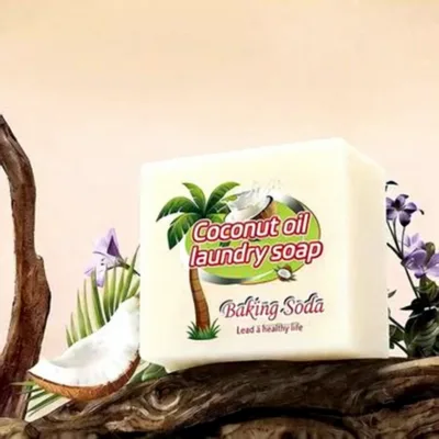 Marseille Coconut Oil Solid Laundry Soap Bars Natural Ingredients Deep Cleaning Mild Non-Irritating Factory Wholesale Baby