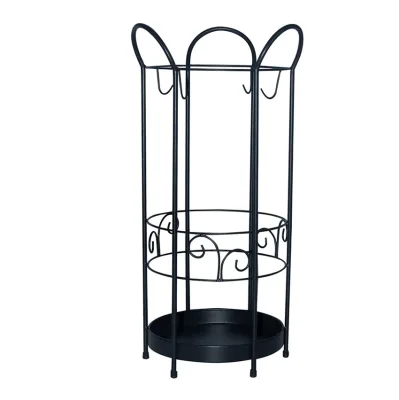 Customized Big GALVANIZED Luxury Style Free Standing Cheap Price Hotel Home Office New Trendy Water Entryway Umbrella Stand