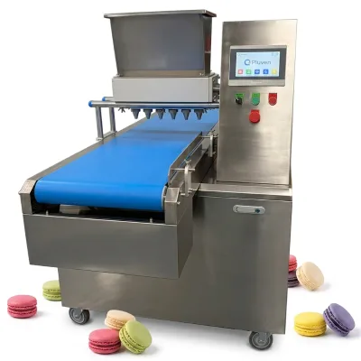 Muffin and Loaf Cake Batter Filling Machine with Volumetric Piston Depositor for Bakery Tins