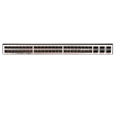 CE6857E-48S6CQ-F 02353VWX Enterprise TOR Switch 48x 10GE SFP+ 6x 100GE Uplink 16-Stack M-LAG VXLAN BGP-EVPN for Cloud DC