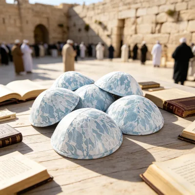 New Fabric Kippah, Digital Printed Kippah,, Custom-designed Dome, Custom-designed Dome
