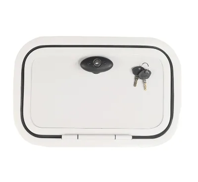 Factory Outlet Caravan Accessories Trailer Parts White Lockable RV Caravan Hatch Camper Hatch