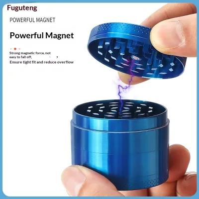 Cross-Border Hot-Selling Zinc Alloy Four-Layer Flat Grinder American Minimalist Design for Logo Printing Special Grinder