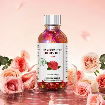 120ML Natural Strawberry Essential Handcrafted Oil Firming Massage Oil Nourishing Oil for Skin