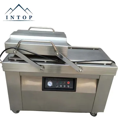 External Vacuum Sealer for Liquid Products Chamber Packaging Machine with Gas Flush