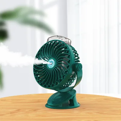 Factory Direct Home Car Portable Cooling Fan USB Air Cooler Humidifier Portable Small Clip Fan