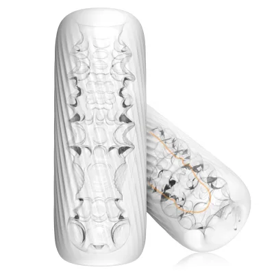Male Masturbator Manual Airplane Cup Threaded Soft Rubber for Safer Sex Penis Masturbation Cup