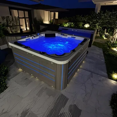 Inflatable Hot Tub whirlpool Lazy Spa Inflatable Hot Tube Outdoor whirlpool Big Balboa Spa Tub Jaccuziss Extérieur