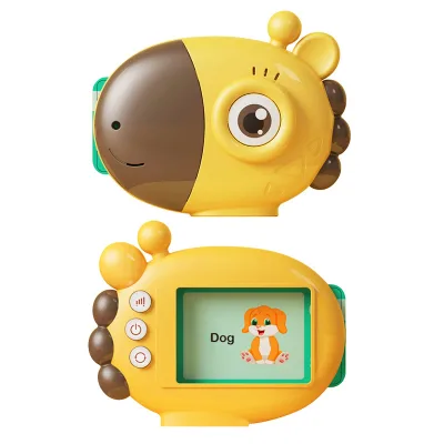 New Creative Giraffe-shape English Card Reader Children's Learning Machine Toys Flash Cards/cognitive Cards