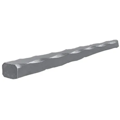 Hammered square Decorative bar for Gates, Railings Fences. China Supplier