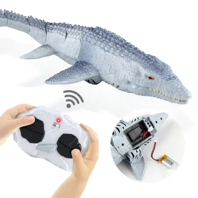 2024 New Design Electric Waterproof 2.4G Remote Control Animal Shark Swimming RC Water Mosasaurus Toys