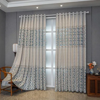European Style Modern Light Luxury Grommet Curtains Factory Exclusive Design | Double-Layer | High Shading | 100% Polyester |