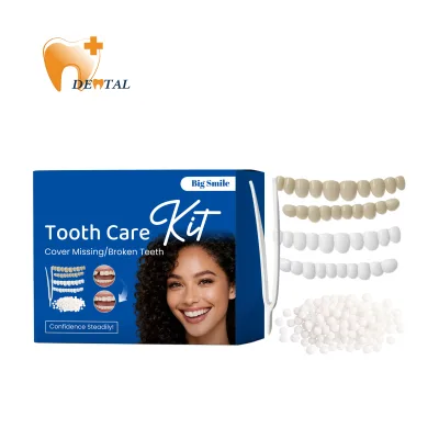 Temporary Tooth Care Kit Professional Home Teeth Whitening Brighter Teeth Missing Broken Teeth Natural Fit Comfortable Wear