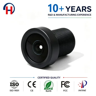 2MP Digital HD Surveillance Camera Lens 2.8mm Focal Length Fixed Focus Manual Focus 80 Angle of View Small PCB-Mounted
