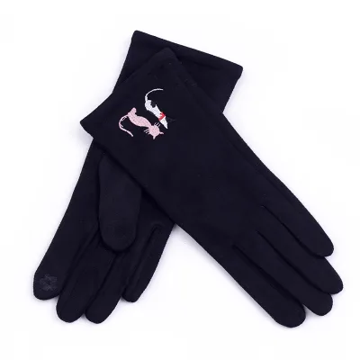 Factory Directly Sale Winter Warm and Thick Touch-screen Outdoor Cycling Ladies' Winter Gloves