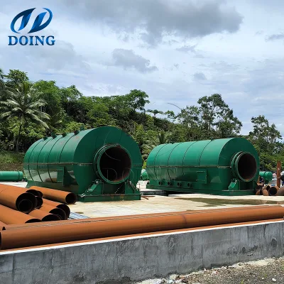 DOING DY-1-50 24-Hour Automatic Feeding Pyrolysis Machine 3000kg Waste Energy Plant 45%-52% Oil Rate 90KW Power for Long-Term